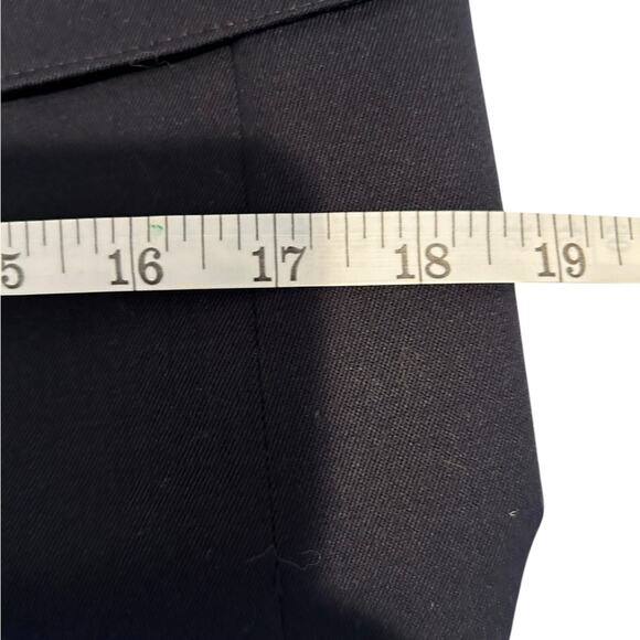 VTG Derby San Francisco Coat Women 12 Formal 100% Wool Two-Buttoned Blazer Blue - Picture 8 of 12